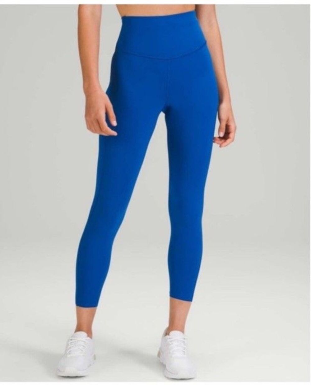 Lululemon Base Pace High Rise Running Tight 25" Symphony Blue Leggings Size 12